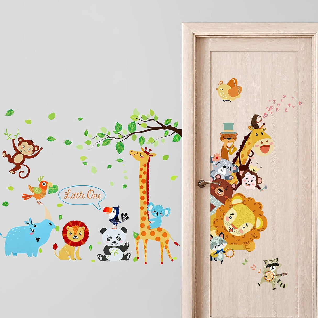 Stickers Pared Animales para Guardería, Decoración Infantil