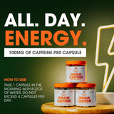 Suplemento de cafeína Genius energía sostenida concentración