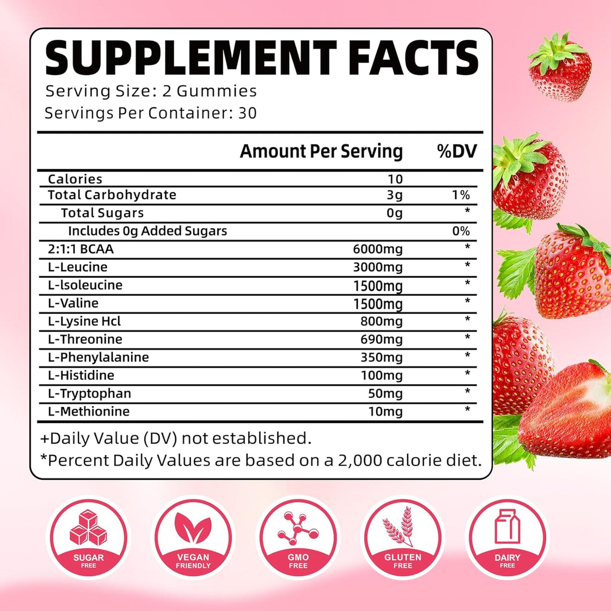 Pack de 2 Gummies EAA Aminoácidos Esenciales 120u