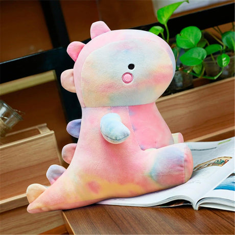 Peluches de dinosaurio rosado