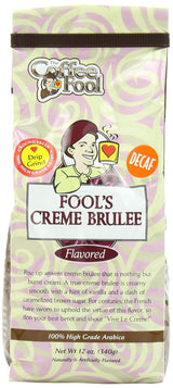 Café Decaf Creme Brulee de Coffee Fool - Molido para Goteo