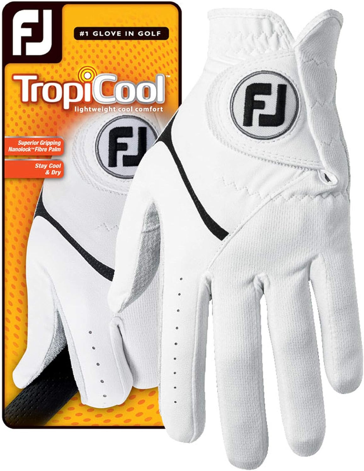 Guante de golf blanco FootJoy talla M