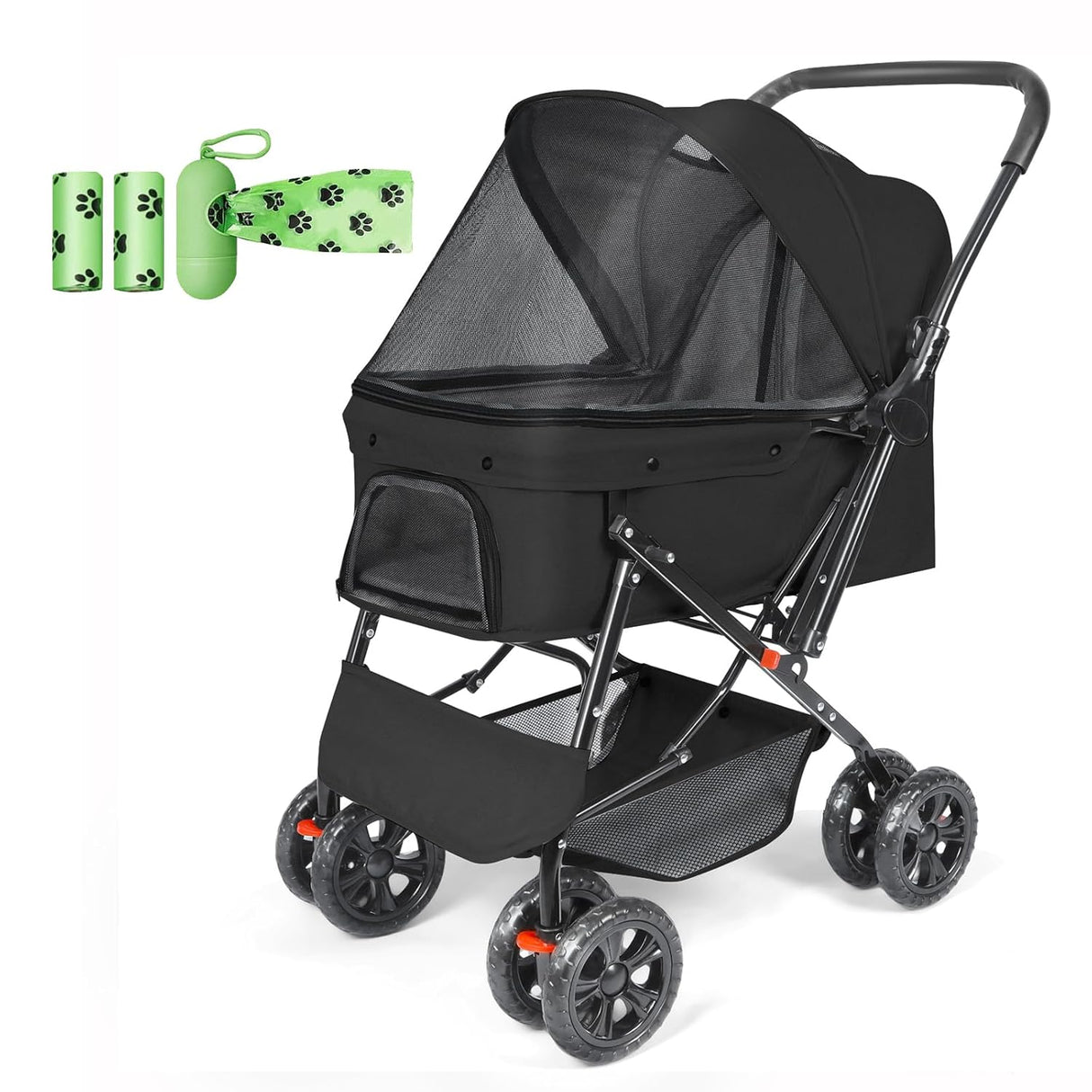 Carrito para Perros, Jogger, Plegable, Hasta 20 kg, Modelo XYZ