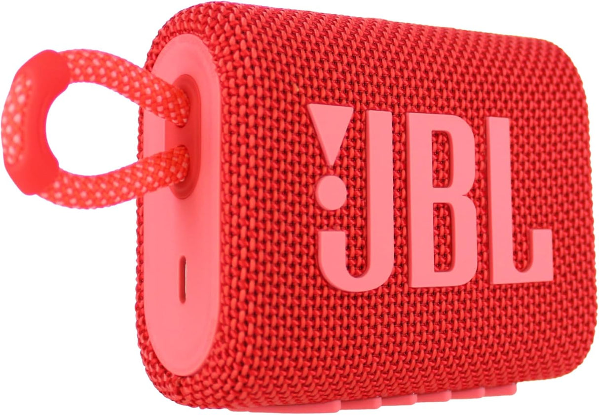 Altavoz Bluetooth Portable JBL Go 3, Impermeable, JBLGO3REDAM
