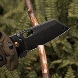 Cuchillo de bolsillo para perro pastor, hoja de acero S35VN