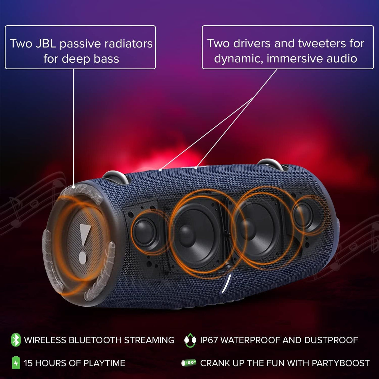 Altavoz Bluetooth JBL Xtreme 3 - Sonido Potente e IP67