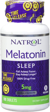 Melatonina de Liberación Prolongada Natrol, 90 Tabletas