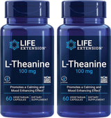 Suplemento Life Extension L-teanina, 100 mg, 60 cápsulas