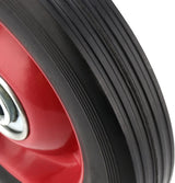 Ruedas de goma sólidas PINGEUI, 5 x 1.2, 110 lbs, 4 pcs