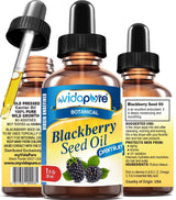 Aceite de Semilla de Mora Virgen Puro para Cara Cuerpo