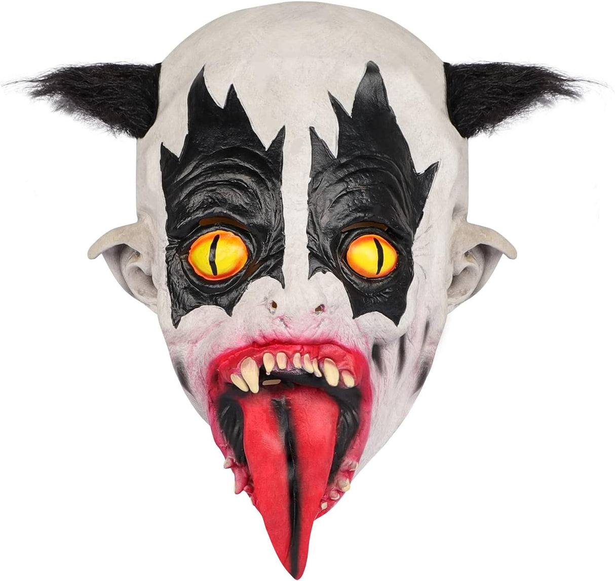 Máscara de payaso terrorífico, Halloween, látex, modelo gory.