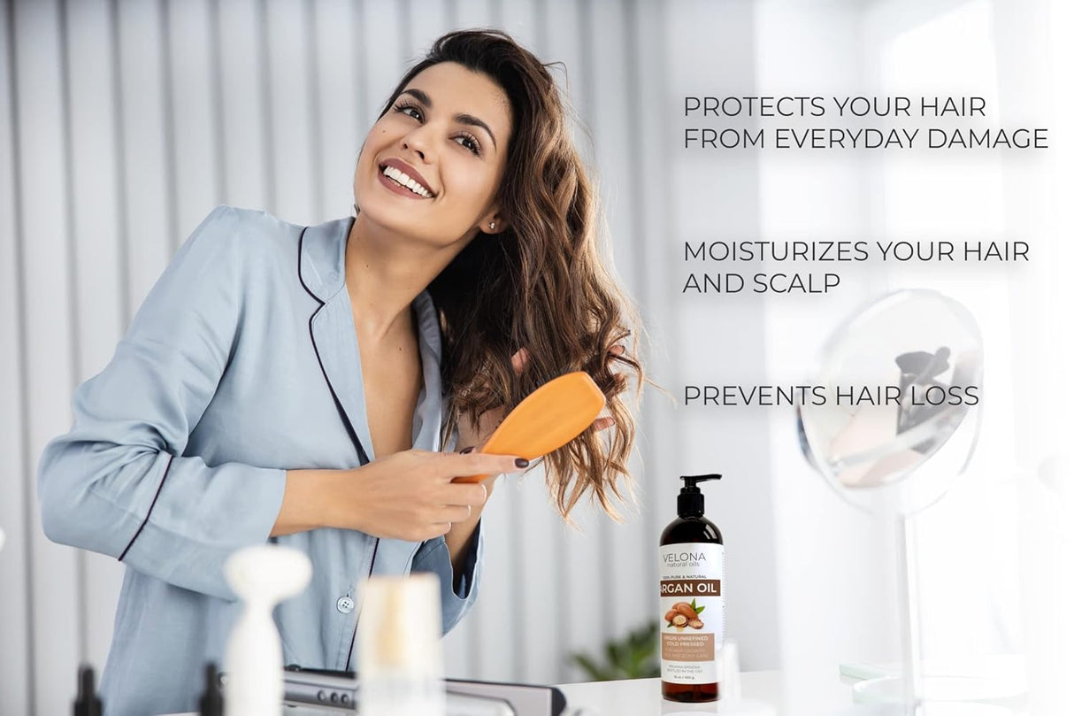 Aceite de Argán 100% Puro y Natural Cuidado del Cabello