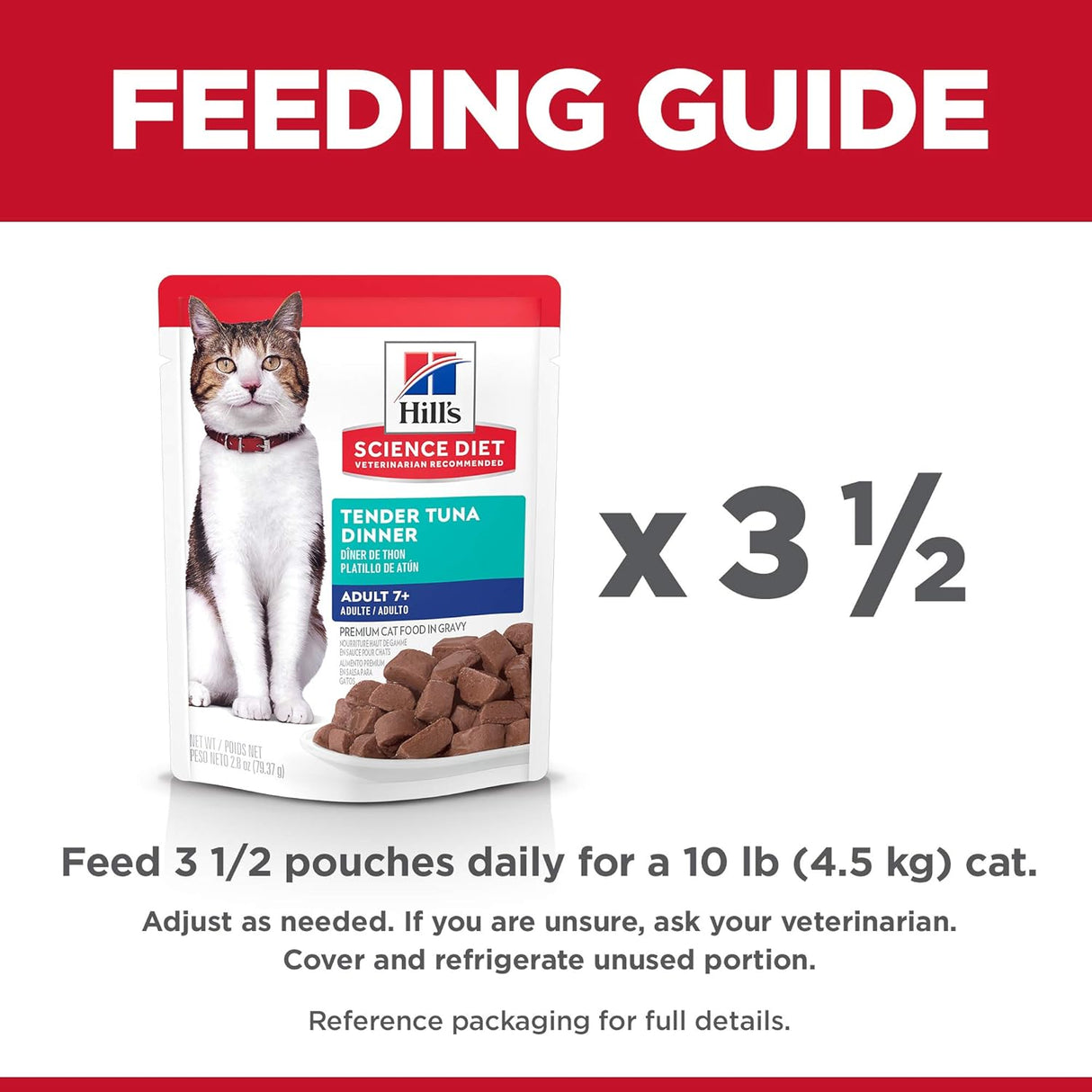 Alimento Bolsa de comida húmeda para gatos paquete de 24
