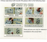 Vinilos Decorativos BIBITIME para Ventanas y Puertas 10x23