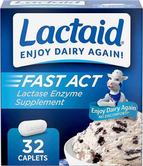 Suplemento Comprimidos Fast Act para la Lactosa, 32 Cápsulas