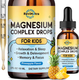 MagKids Magnesio Líquido para Niños con L-Theanina 2 oz