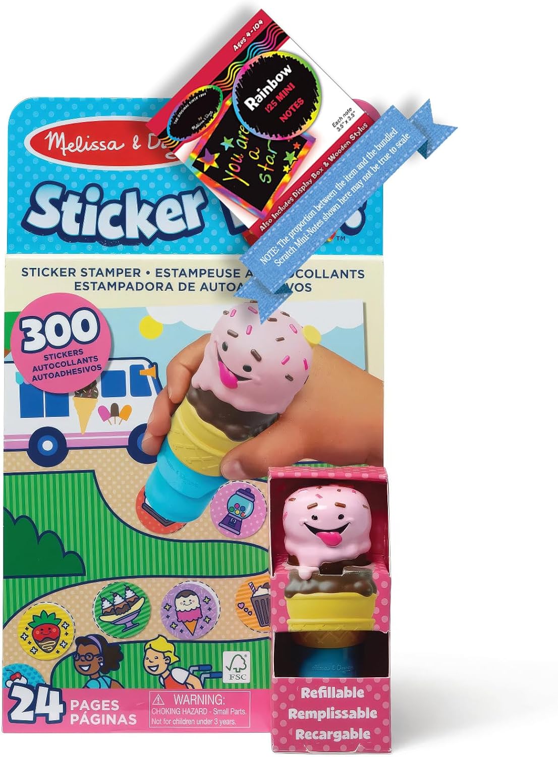 Actividad de Stickers de Helados, Melissa & Doug, 50136