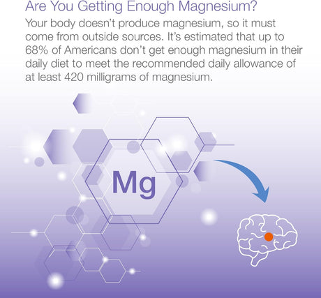 Suplemento Magnesio en polvo 300 mg, con GABA y L-teanina