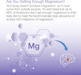 Suplemento Magnesio en polvo 300 mg, con GABA y L-teanina
