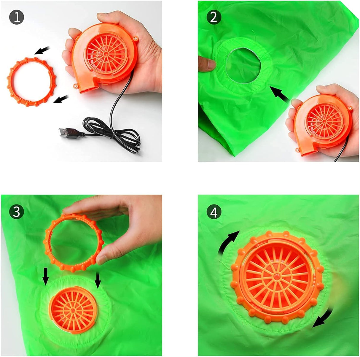 Disfraces inflable de dinosaurio verde talla unica