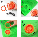 Disfraces inflable de dinosaurio verde talla unica