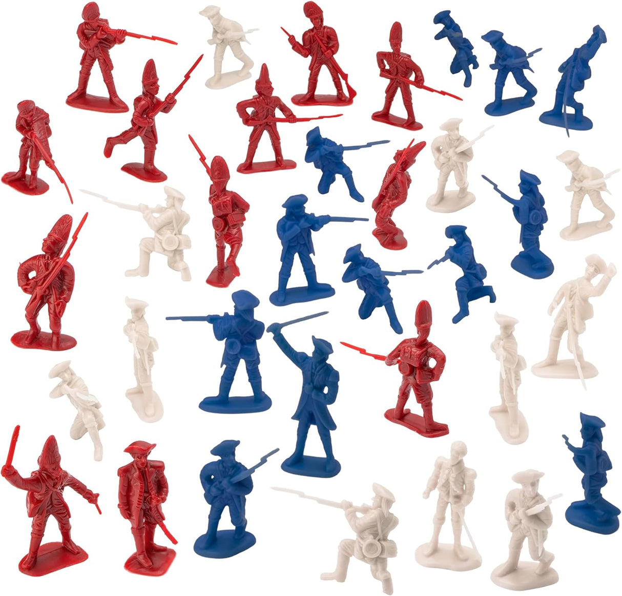 Soldaditos británicos Revolutionary War Plastic Army Men  34