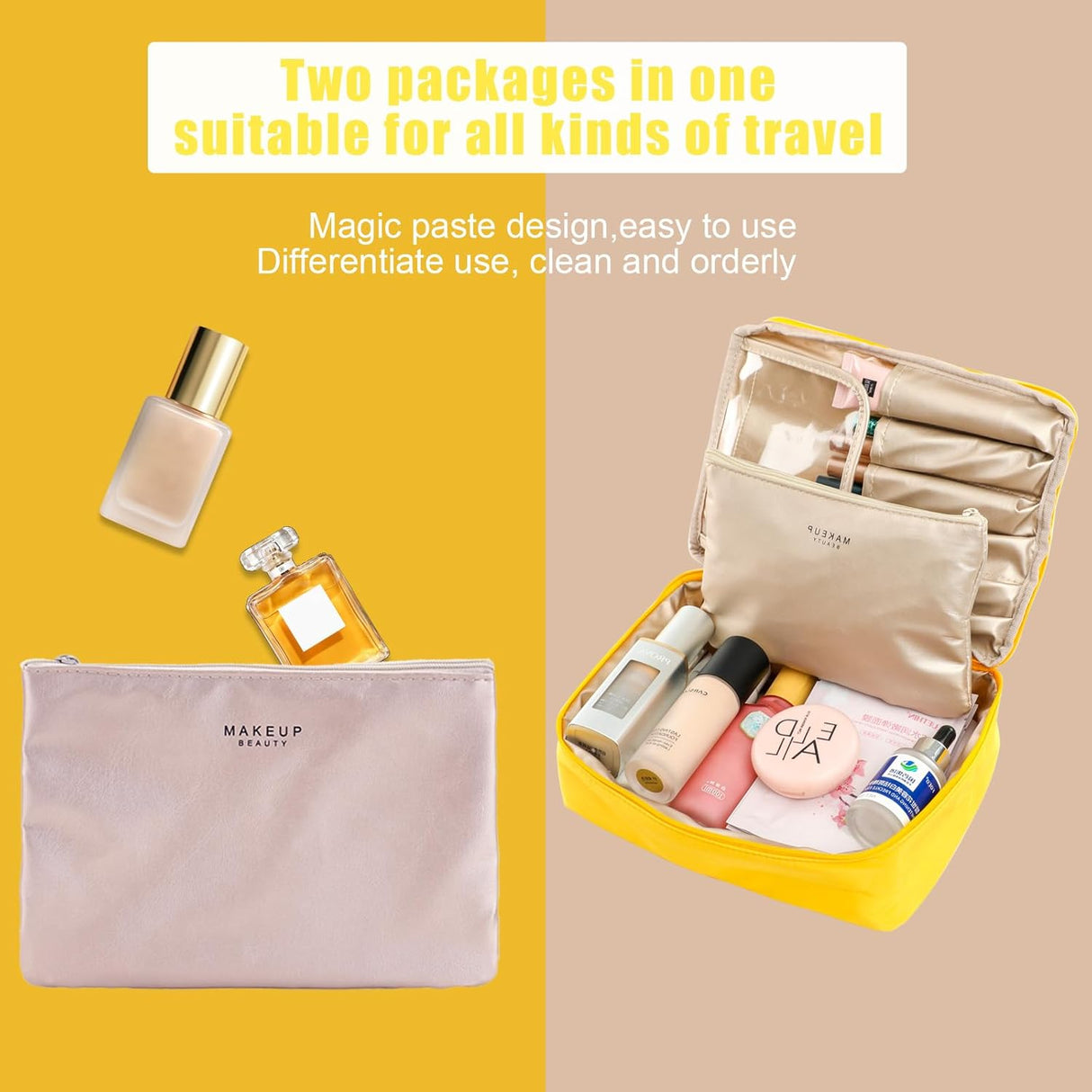 bolso viajero para maquillaje Queboom