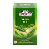Té Verde Ahmad Té, 20 bolsas, sin azúcar ni cafeína