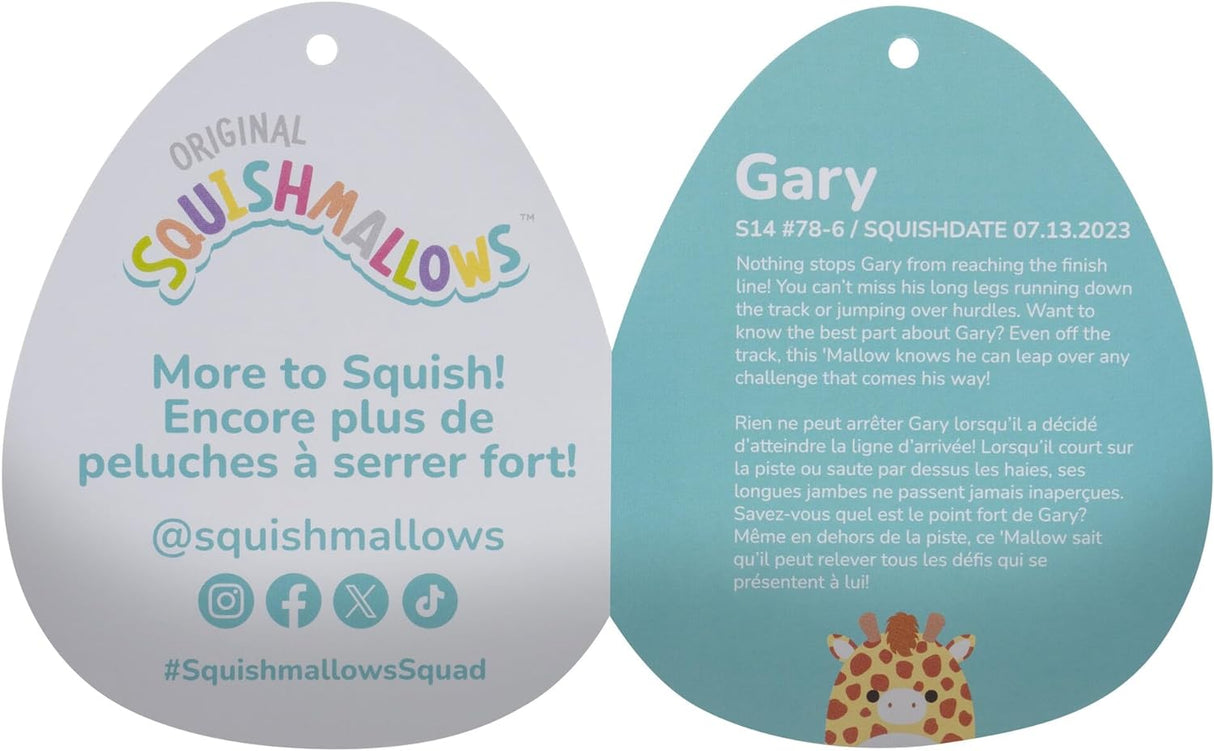 Squishmallows 14 Gary Jirafa Plush Oficial Jazwares