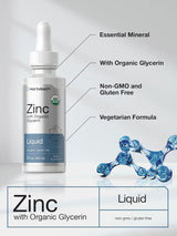 Horbäach Zinc Líquido 2oz con Glicerina Orgánica Vegan