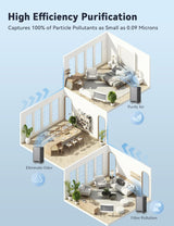 Purificador de aire inteligente filtro de 5 etapas Nuwave