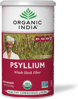 Polvo de Psyllium Orgánico - Fibra de Cáscara, Vegano, Sin Gluten