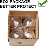10PCS Bolas navidad transparente rellenables DI 4.8 pulgadas