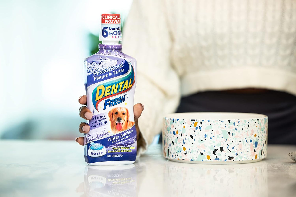 Aditivo de agua dulce dental para mascotas