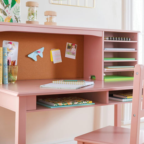 Juego de escritorio y silla para niños, Guidecraft, con estantes