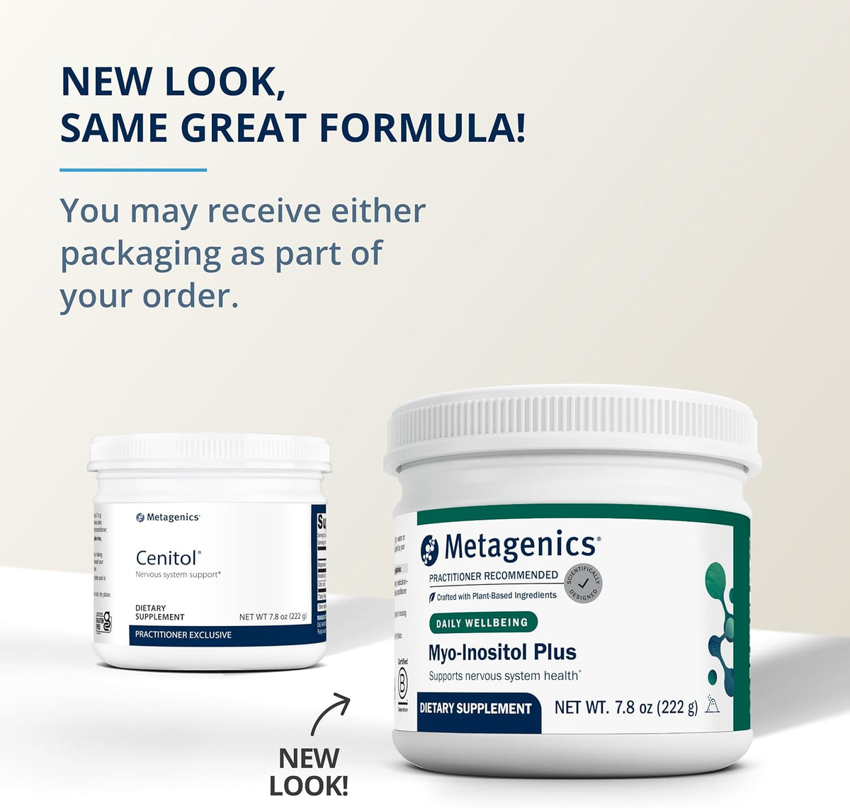 Suplemento de Magnesio Myo-Inositol Plus de Metagenics para Salud Neural - 30 porciones