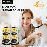 4 collares calmantes para gatos color negro Weewooday