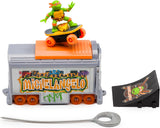 Figura de acción Michelangelo TMNT 5 con lanzador Subway