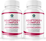 Suplemento Adaptógeno de Ashwagandha  Enfoque y Energía