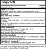 HealthA2Z® Gas Relief Simethicone, 125mg, Bloating & Gas, 72 unidades