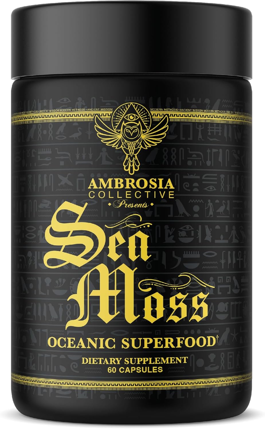 Ambrosia Cápsulas de Musgo de Irlanda 500mg Orgánico Veganas
