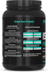 Proteína de suero aislada PEScience, baja en carb, 27 serv