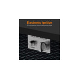 Asadores mesa para fogatas de gas SERENELIFE SLFPS3
