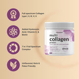 Proteína en polvo de colágeno múltiple de 21.16 oz