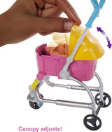 Barbie Perro Paseo Set con Muñeca y Accesorios
