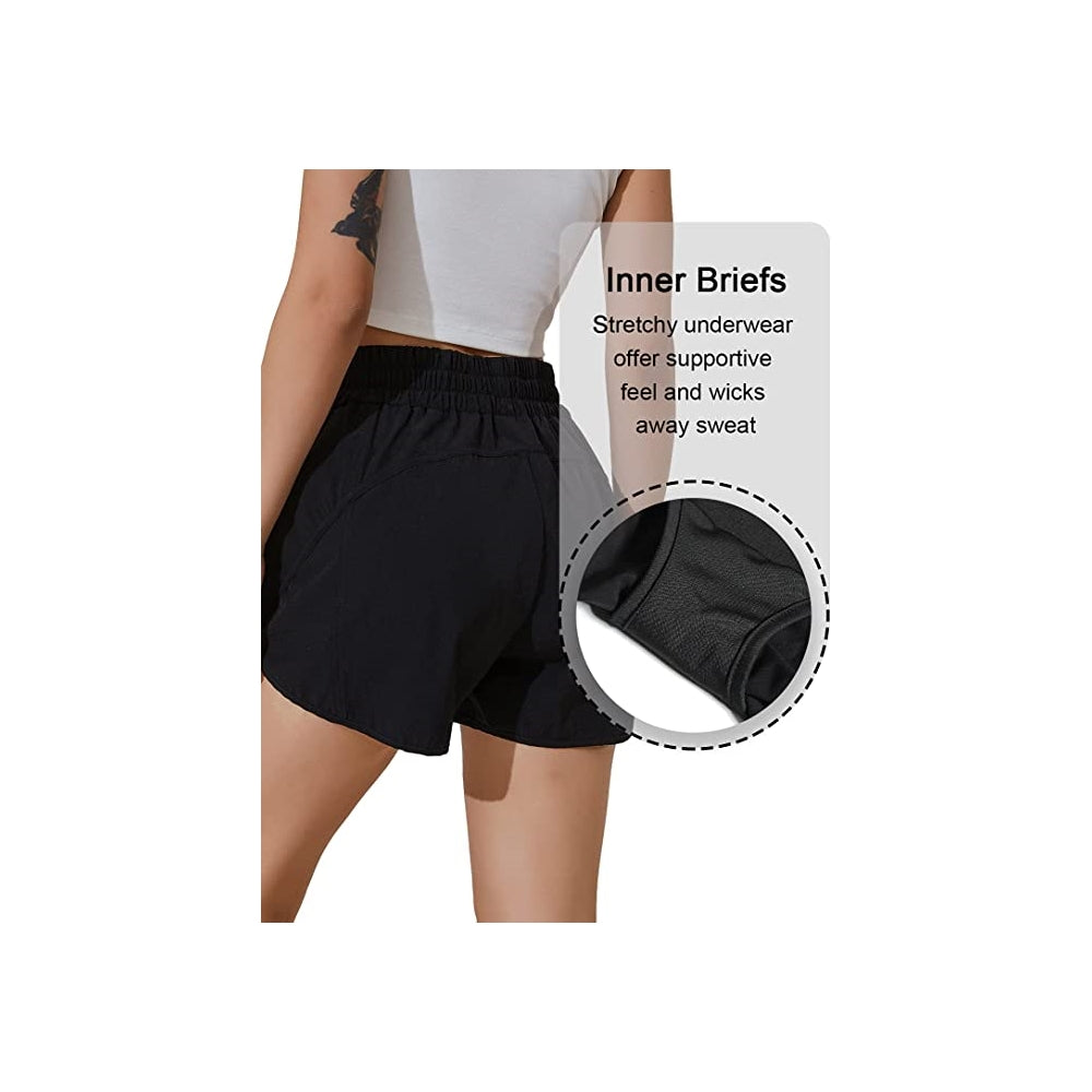 Shorts cortos y elásticos de cintura alta talla XS