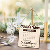 Adornos de Boda Personalizados, Novio y Novia, Corazón 01