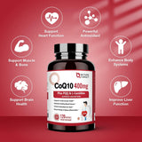 NATURE TARGET CoQ10 400mg con PQQ Omega-3 L-Carnitina