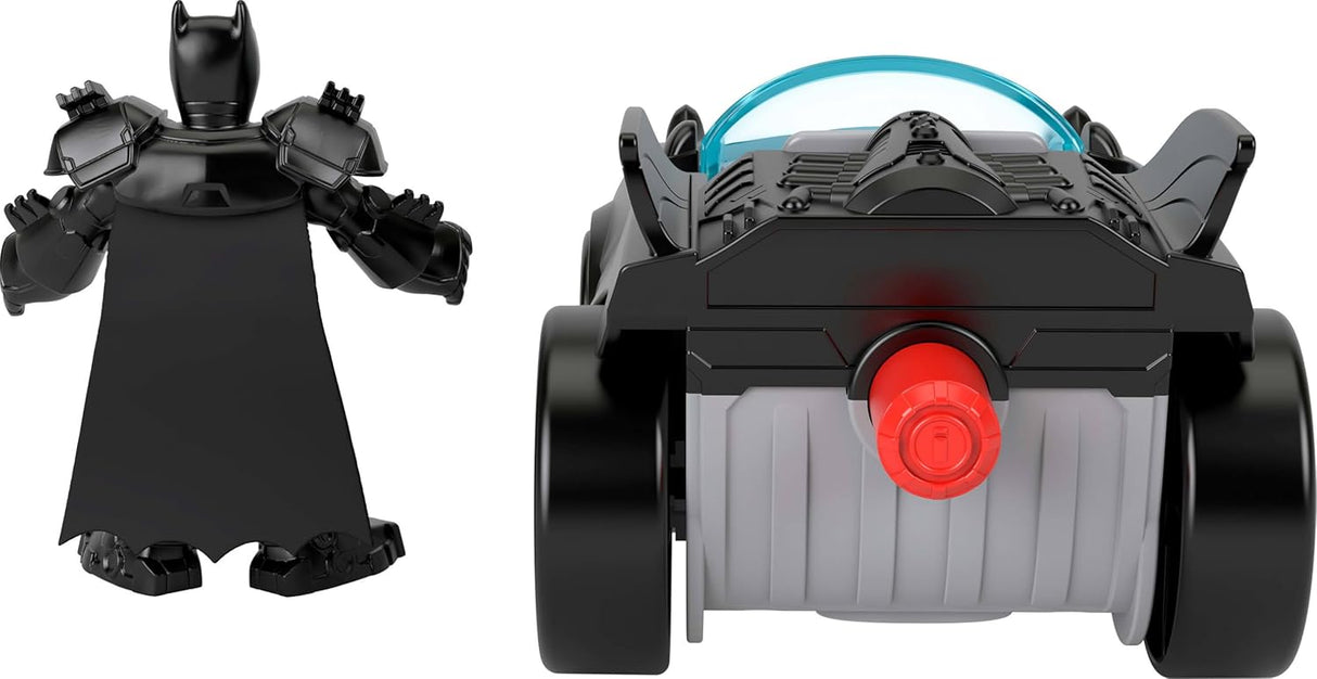 Fisher-Price Imaginext Batmobile DC Super Friends Metal Force 3