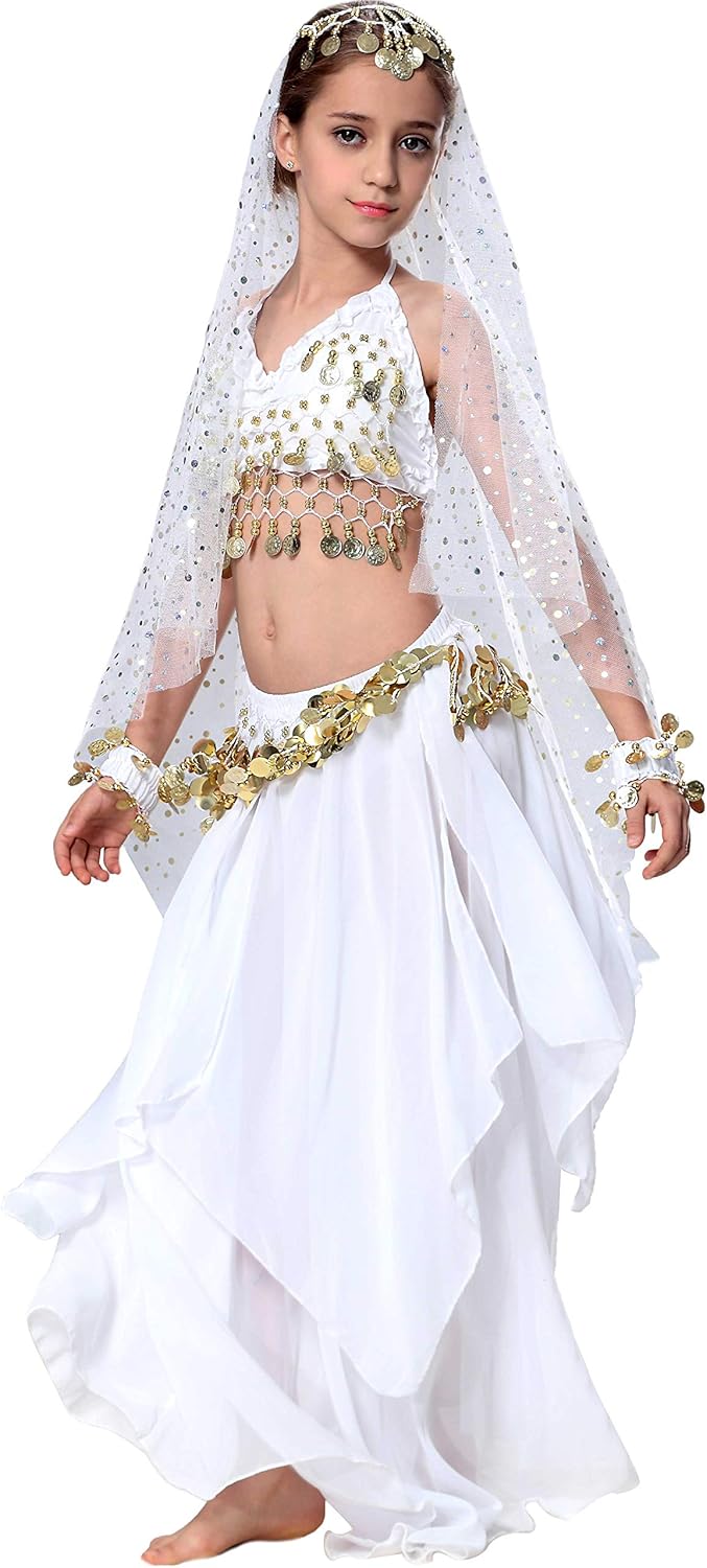 Disfraz de baile para niña Breevo, talla 4T-16, Halloween.